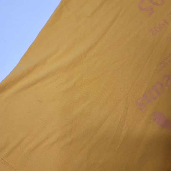 FUBU 90s vintage logo yellow tee shirt size XL - Picture 6 of 6